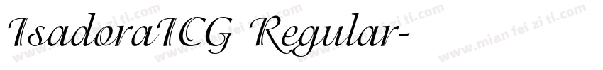 IsadoraICG Regular字体转换